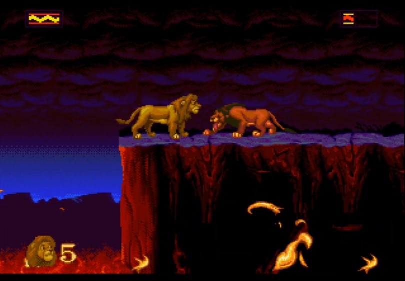 Lion King, The - геймплей игры Sega Mega Drive\Genesis